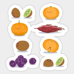 Funny Fruits Fun Pack Sticker